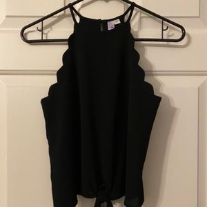 Francescas Black Tank Top